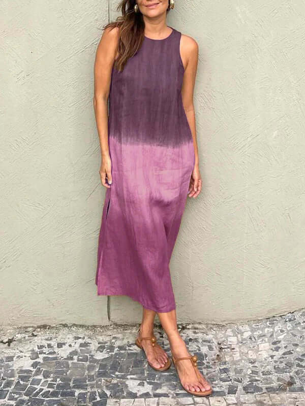 Gradient Floral Sundress