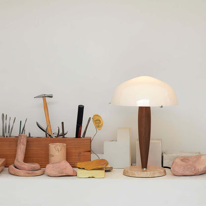 Stylish Wooden Desk Table Lamp