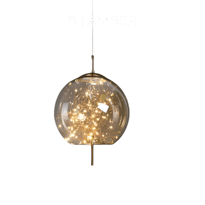 Warm Bronze Multi Light Pendant Lamp