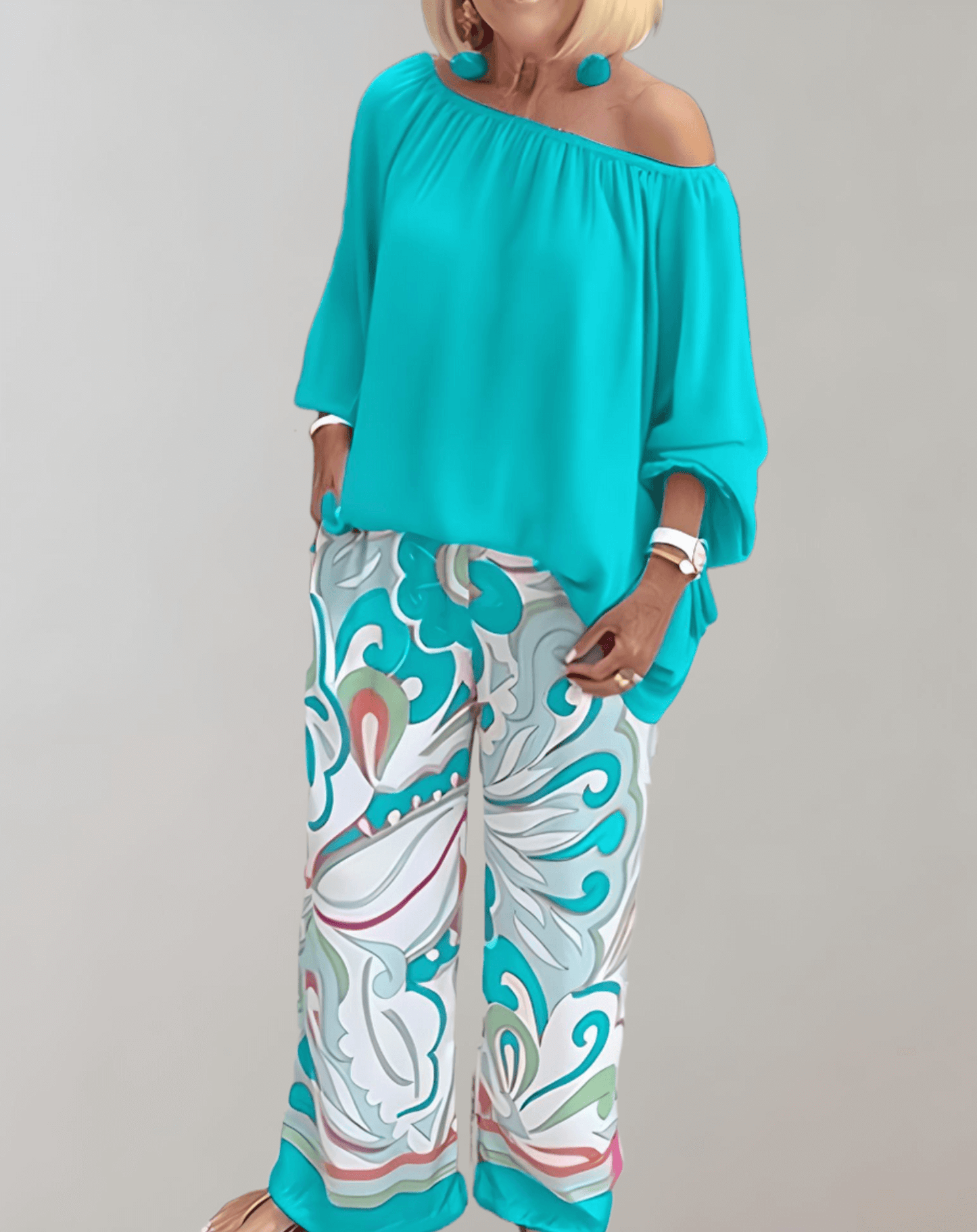 Ladies Classic Two Piece Skirt Set - Luxivelle