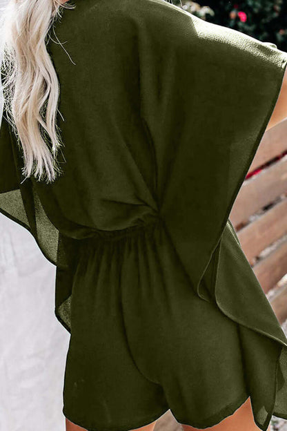 Relaxed Fit V-Neck Jumpsuit for Women