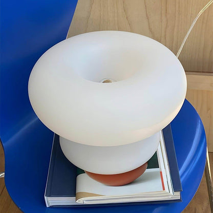 Stylish Metal Base Round Desk Lamp