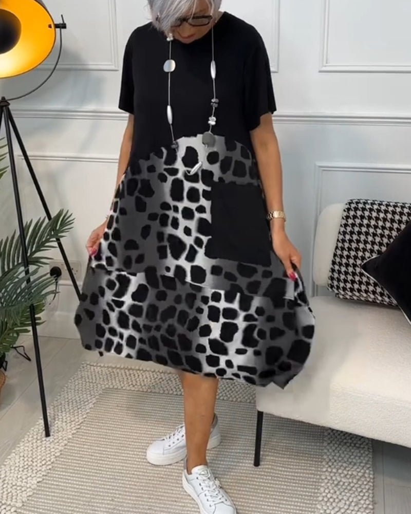 Classic Ladies Floral Midi Dress