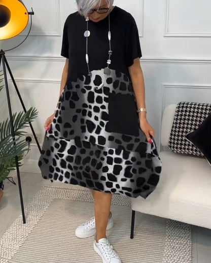 Classic Ladies Floral Midi Dress