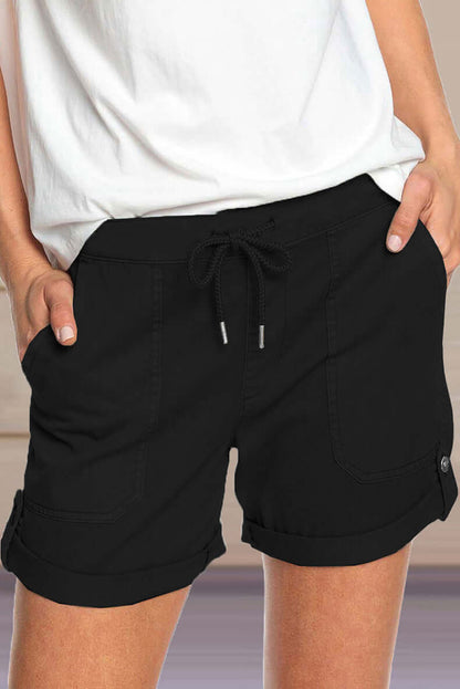 Comfortable Elastic Waist Women's Shorts