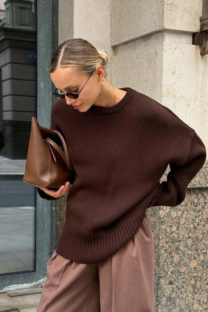 Large Women's Grey Cozy Sweater
