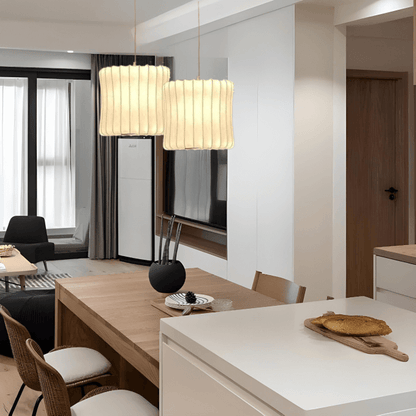 Rustic Wooden Hanging Light