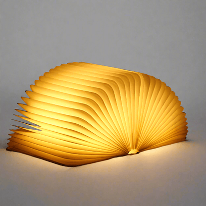 Portable LED Reading Light, Adjustable Brown Table Lamp