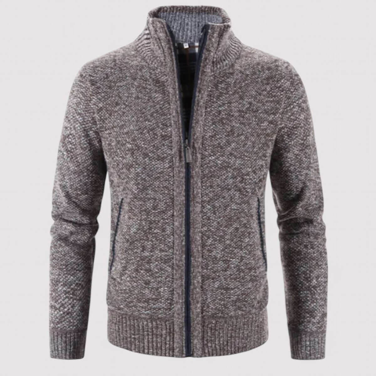 Classic Men's Wool Sweater Cardigan