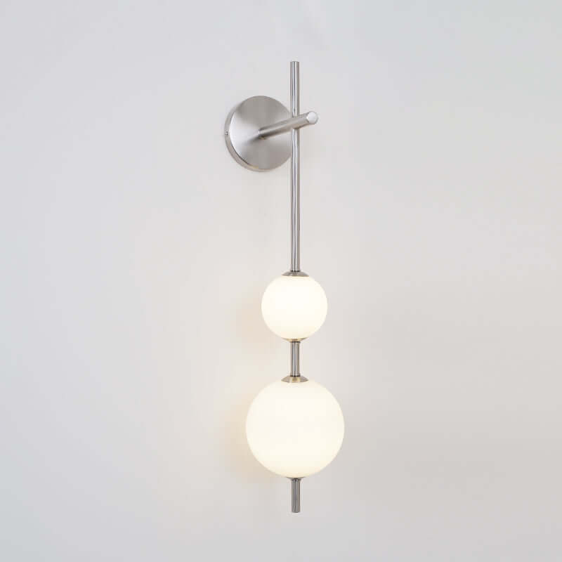 Sleek Round Glass Wall Light
