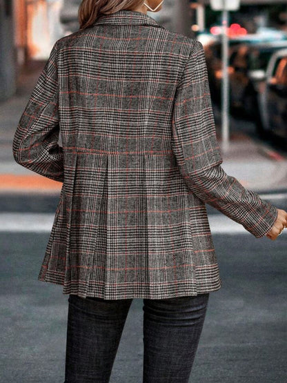 Katie | Informal plaid blazer