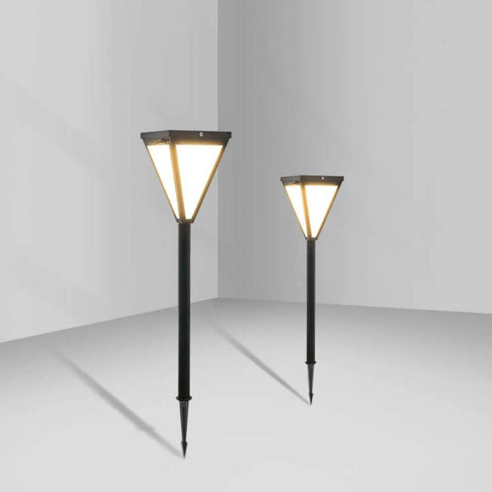 Outdoor Solar Powered Black Security Light