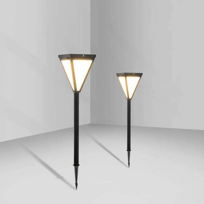 Outdoor Solar Powered Black Security Light