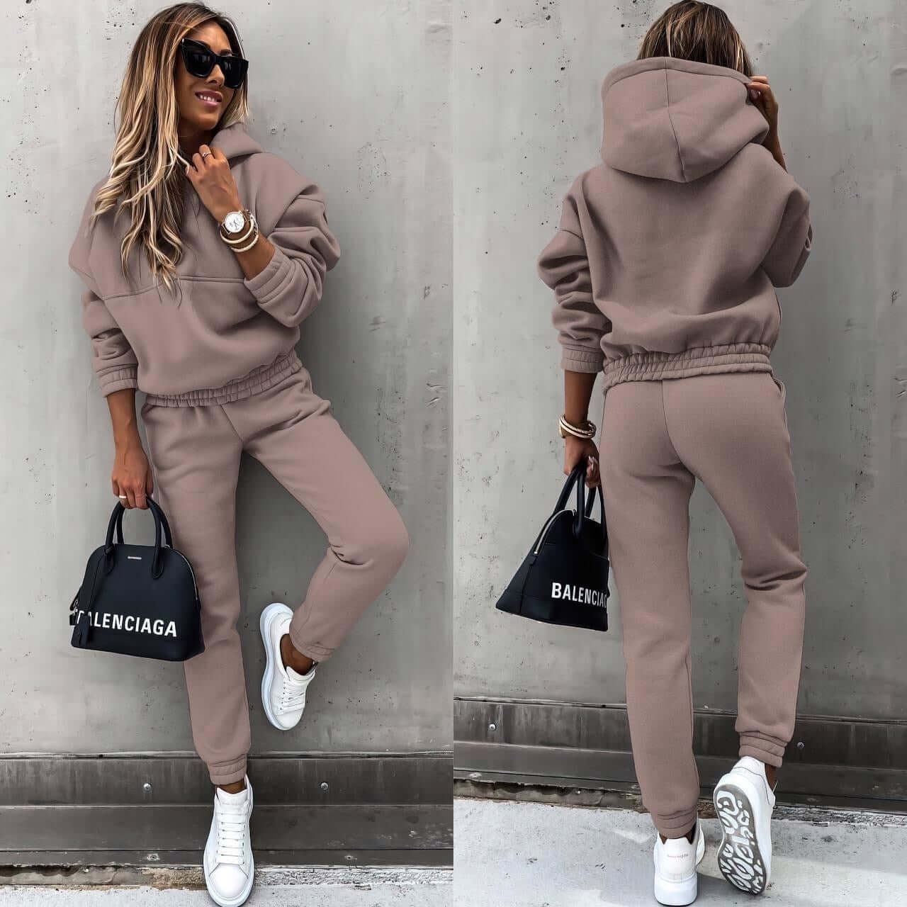 Relaxed Fit Women's Hoodie Tracksuit