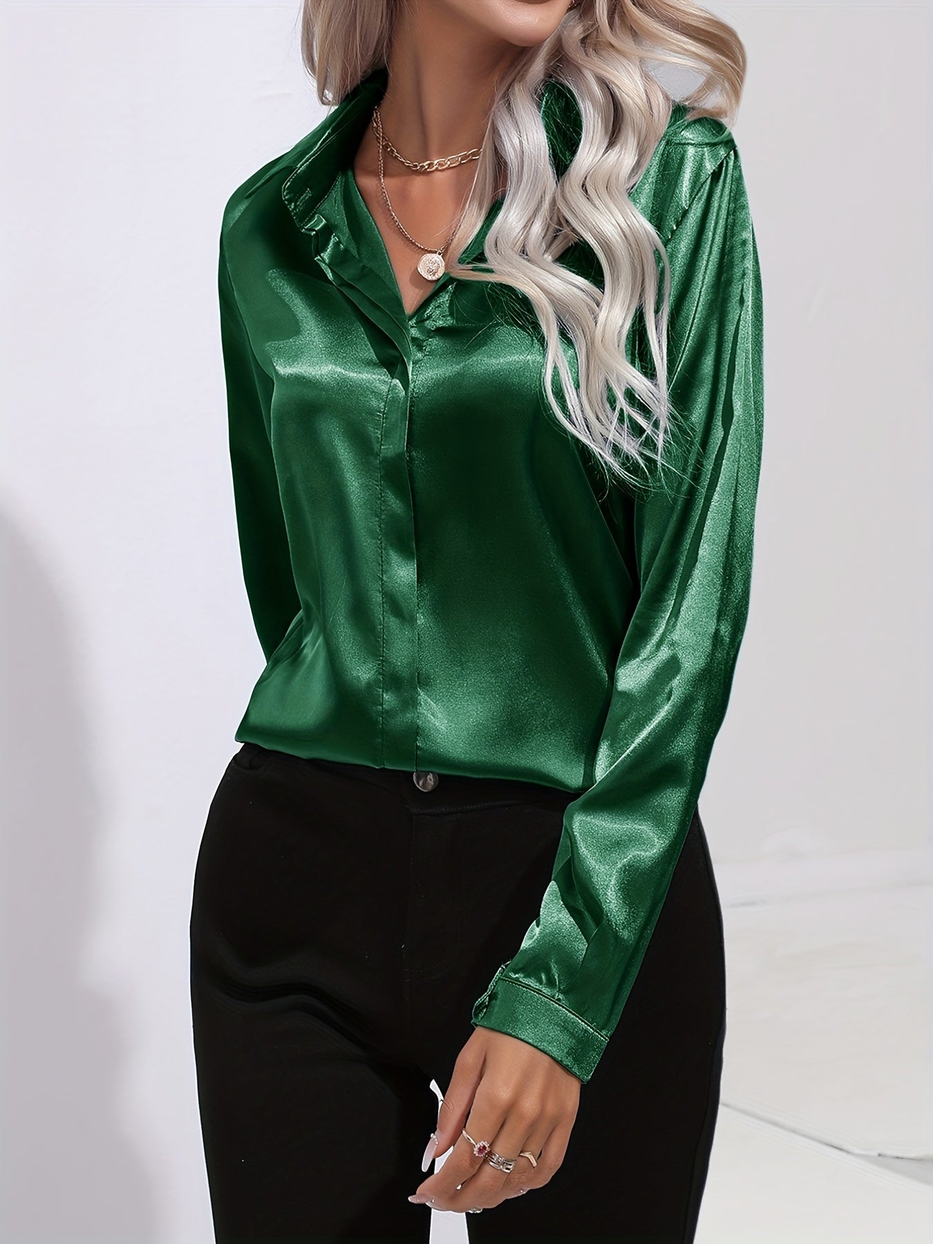 Ladies Classic Point Collar Shirt