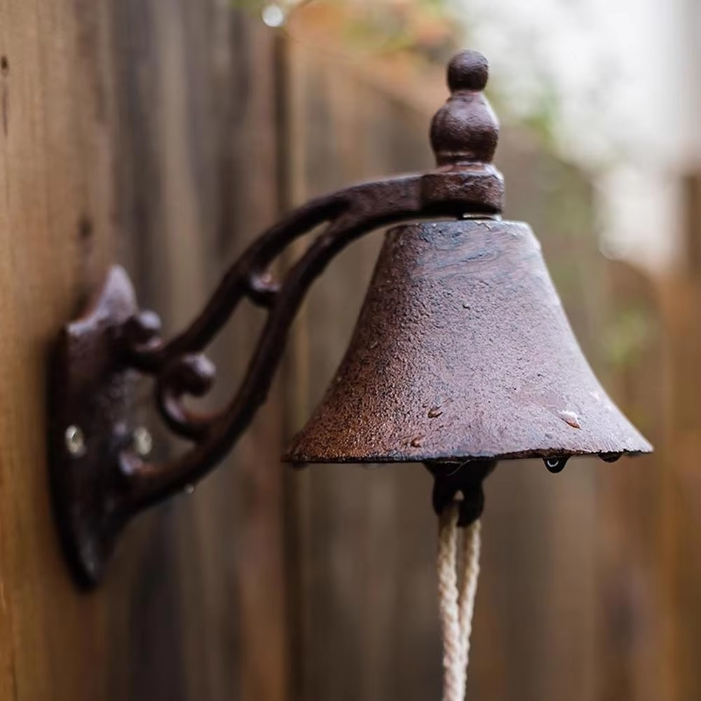 Rustic Metal Doorbell - Traditional Entry Door Bell