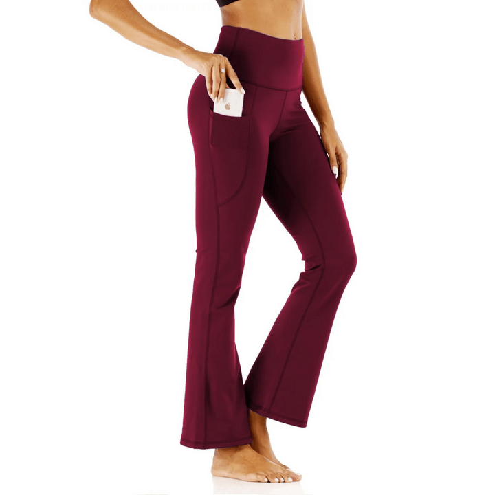 Comfortable Fit Wide Leg High Waist Pants