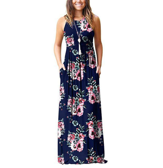 Pretty Summer Midi Dress - Lightweight & Chic