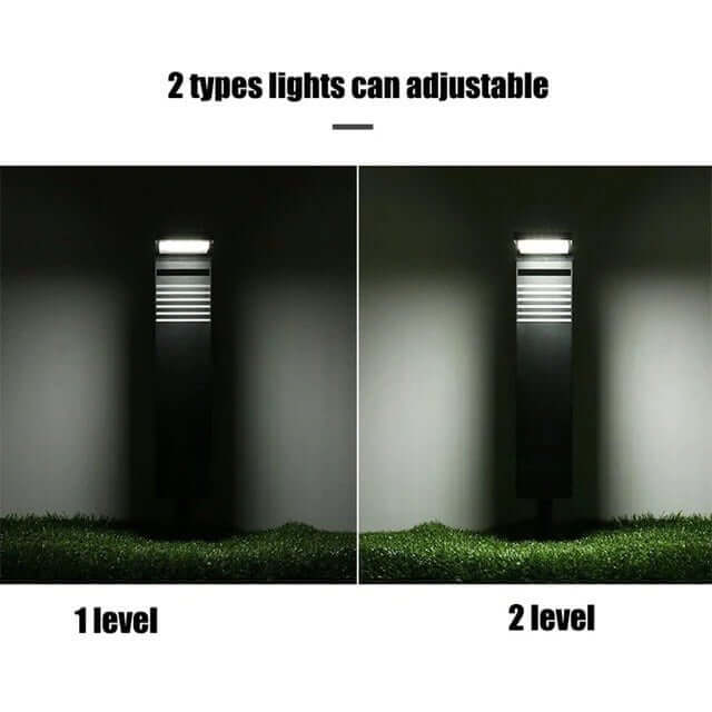 Bright Outdoor Solar Powered Lamp, 4W Warm White