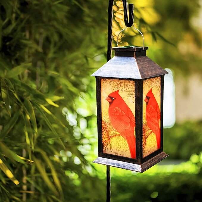 Colorful Bird Solar Powered Yard Lamp