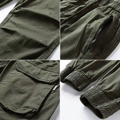 Men's Practical Pants with Multiple Pockets