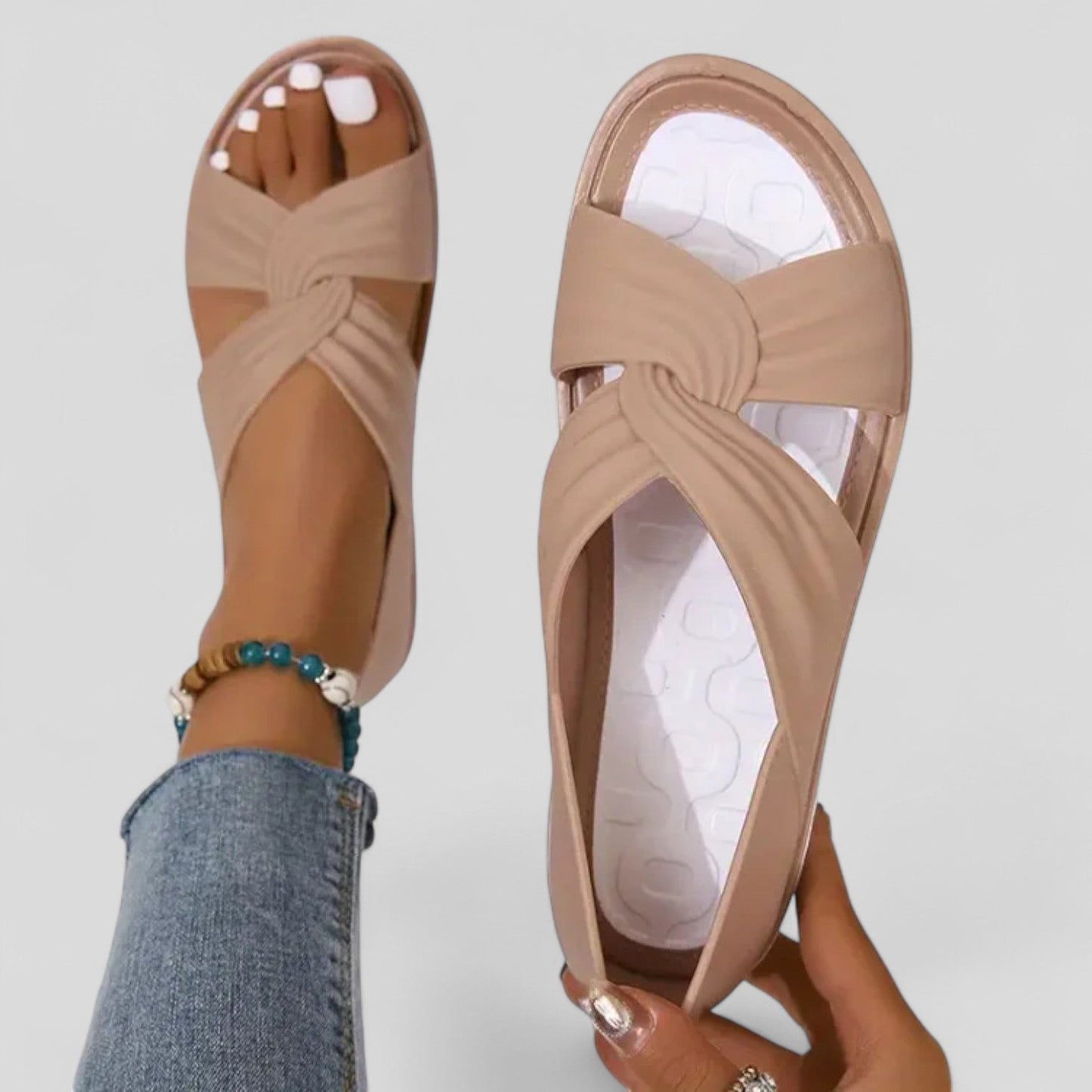 Comfortable Women's Leather Summer Sandals