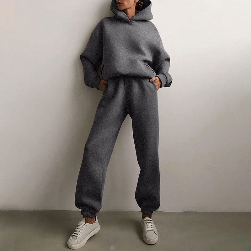 Relaxed Fit Women's Hoodie Tracksuit