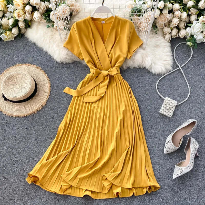Ladies' Classic Flared Knee Length Dress