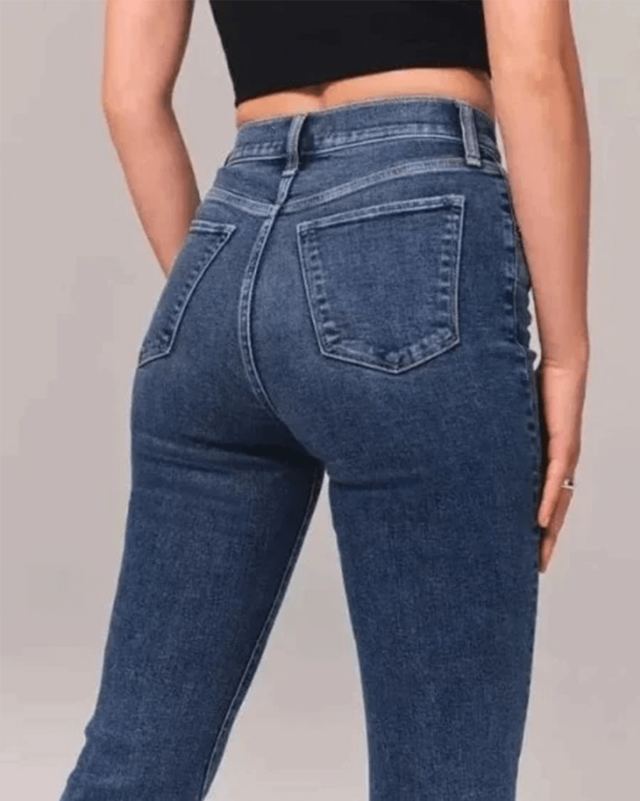 Classic Wide Leg High Waist Jeans