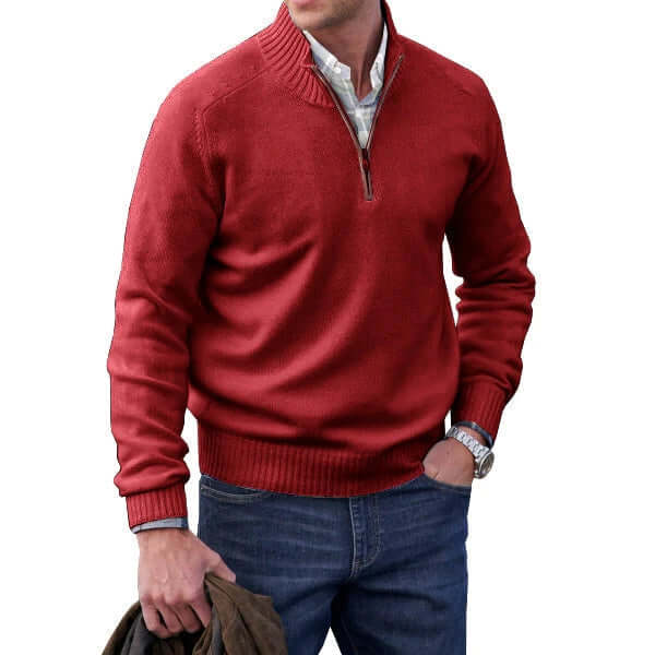 Luxury Soft Zip Up Sweater