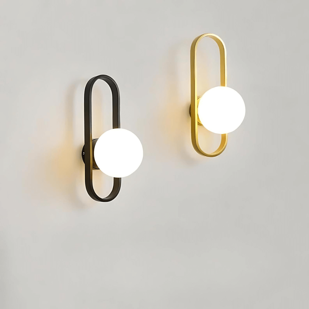 Contemporary LED Glass Wall Light Fixture - Luxivelle