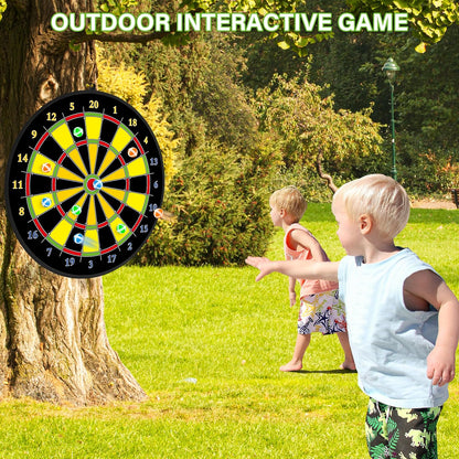 Big Two-Sided Dartboard for Children