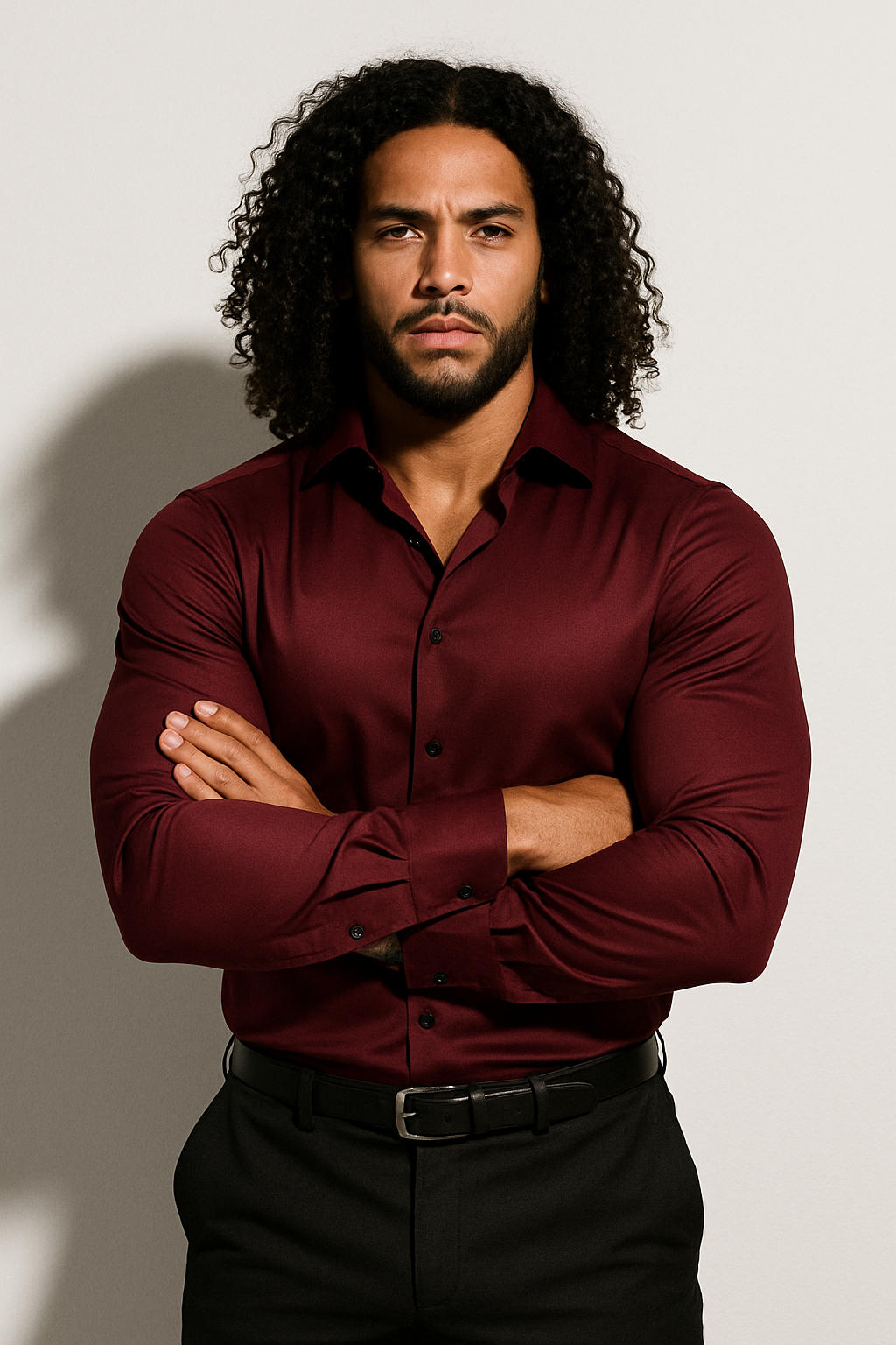 Slim Fit Casual Mens Dress Shirt