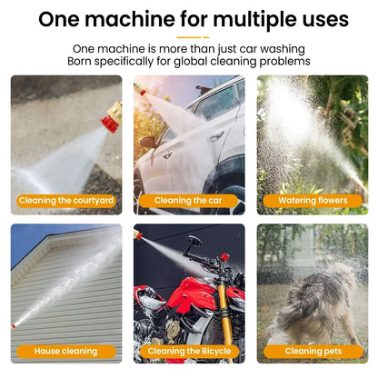 Compact Portable Pressure Washer with Rechargeable Battery