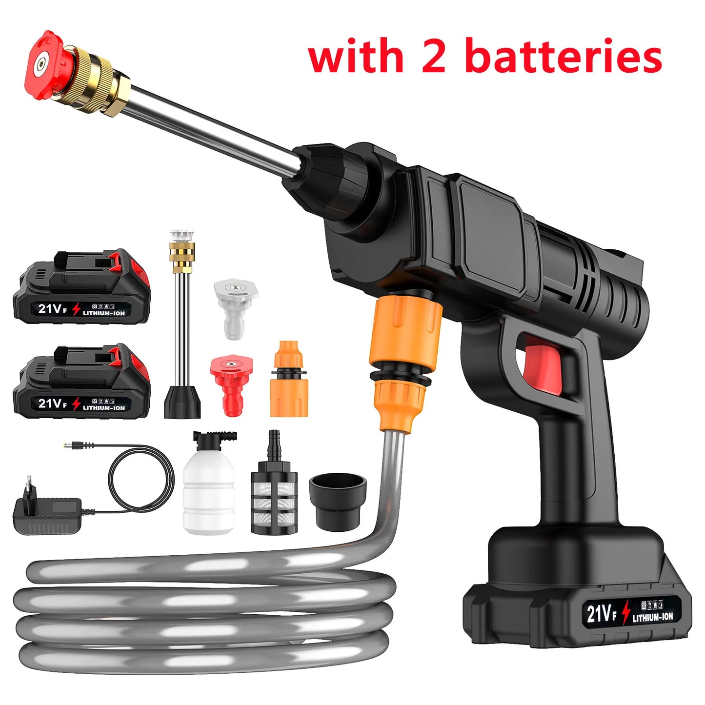 Compact Portable Pressure Washer with Rechargeable Battery