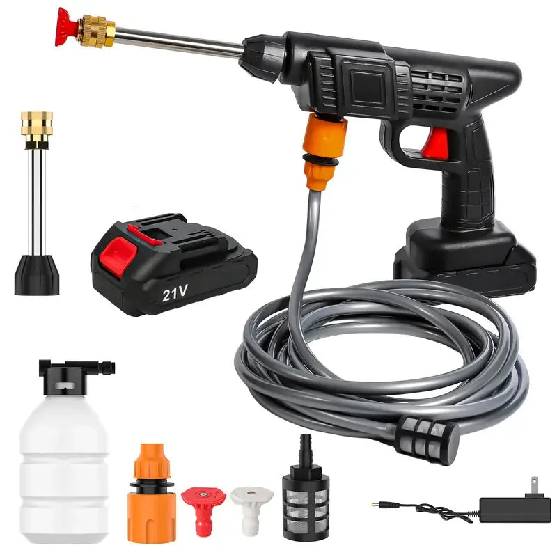 Compact Portable Pressure Washer with Rechargeable Battery - Luxivelle