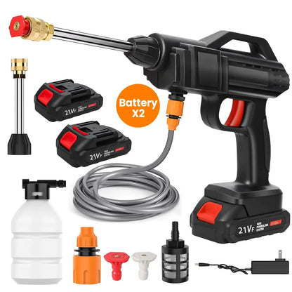 Compact Portable Pressure Washer with Rechargeable Battery