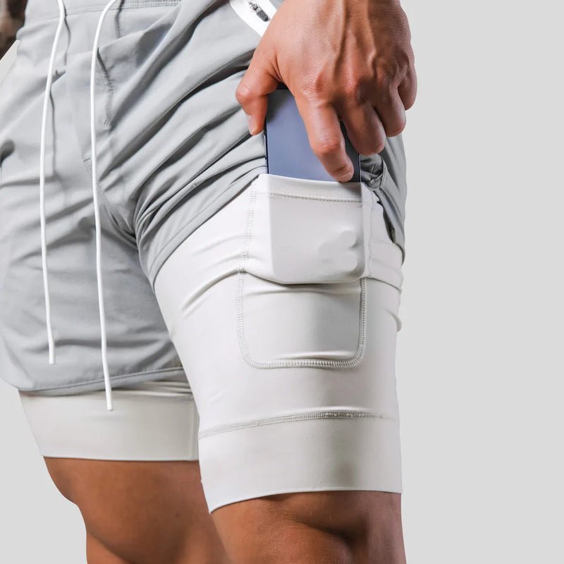 Breathable Athletic Men's Convertible Running Shorts