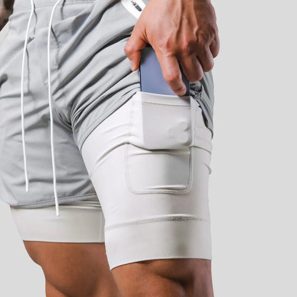 Breathable Athletic Men's Convertible Running Shorts