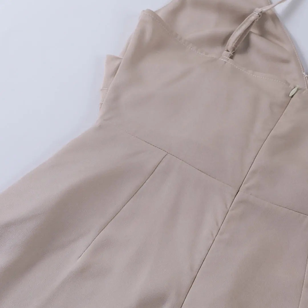 Luxurious Silk Flowy Evening Dress