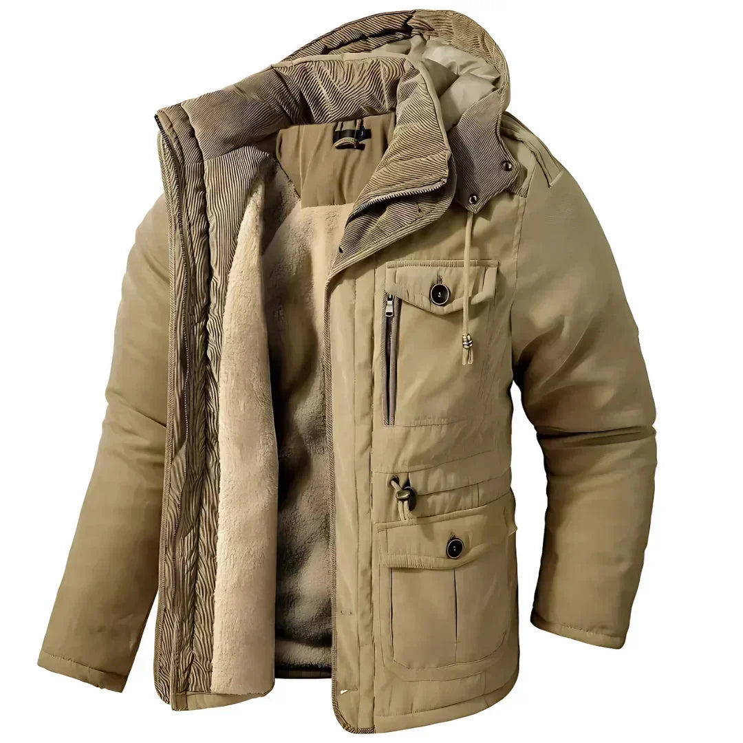 Thermal Insulated Men's Waterproof Parka Coat