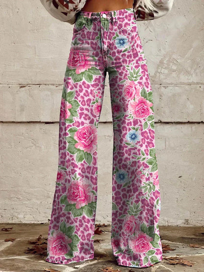 Variant image for Ritan Women's Wide Leg Pants – Comfortable and Versatile Cotton Trousers-23