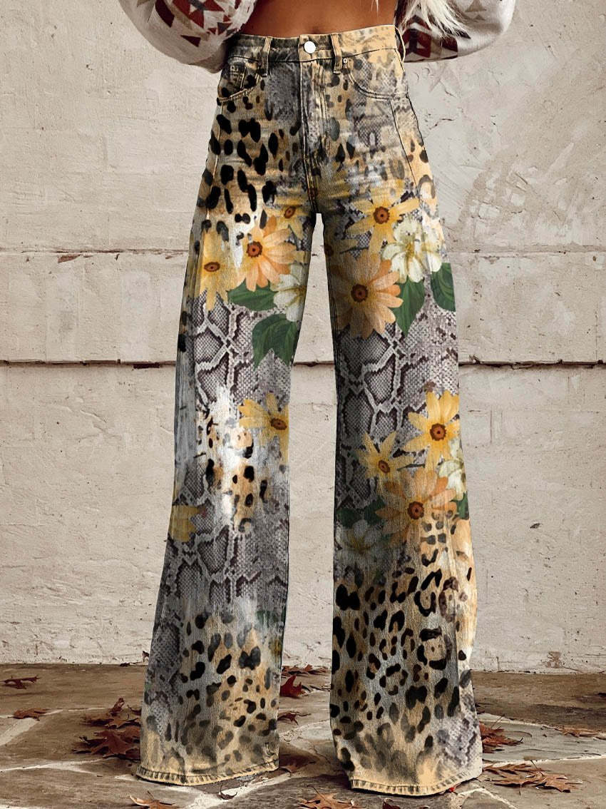 Variant image for Ritan Women's Wide Leg Pants – Comfortable and Versatile Cotton Trousers-33