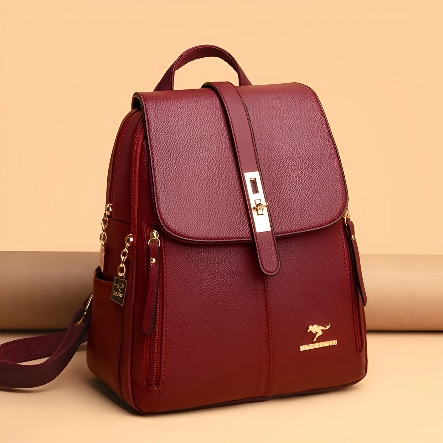 Backpack - Leather Design for Women-5