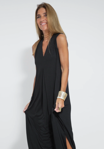 Elegant Women's Dress and Waistcoat Set