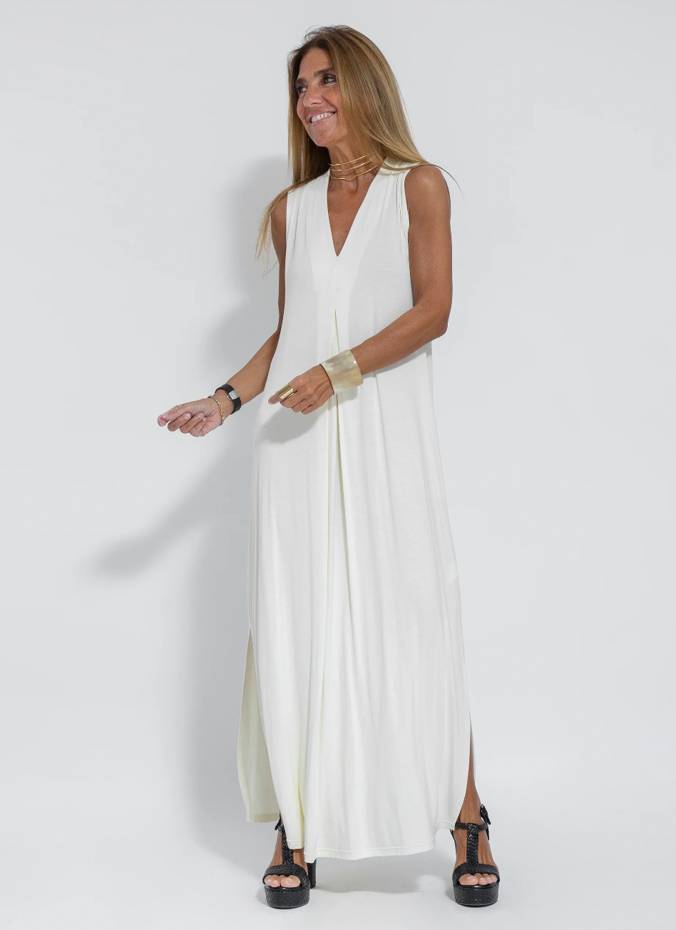 Elegant Women's Dress and Waistcoat Set
