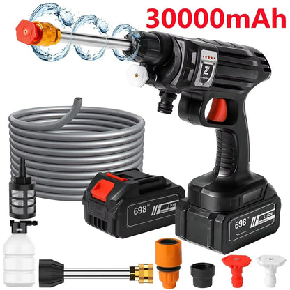 Compact Portable Pressure Washer with Rechargeable Battery
