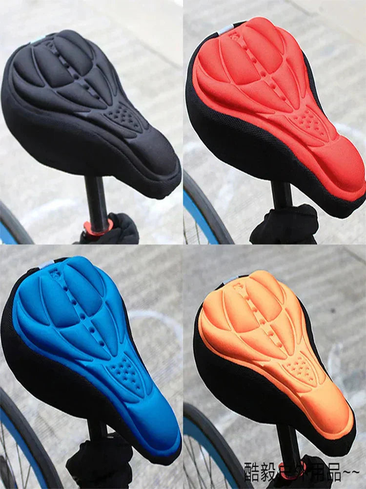 Soft Gel Bike Seat Cushion Padded Bicycle Cover