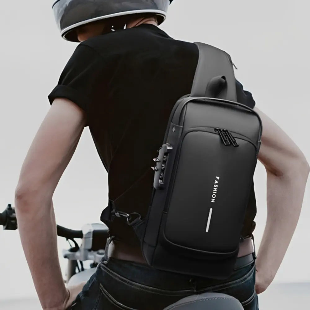 Waterproof Secure Cross Body Bag for Men - Luxivelle