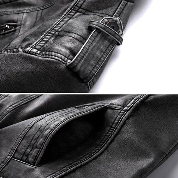 Cooper | Men's Leather Jacket - Classic Style-3